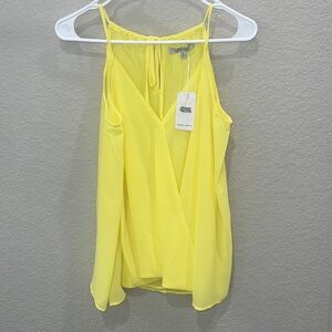 NWT Naked Zebra yellow blouse